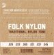 EJ32C FOLK GUITAR STRINGS EJ32C NYLON END WITH SILVER NET/TRANSPARENT NYLON HIGH-PITCHED BALL