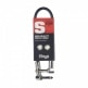 SPC030L DL CABLE DE PATCH MONO JACK/JACK (M/M COUD) 30 CM MTAL