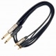 JUST2RCA2J3 CABLE AUDIO 2XJACK MONO 2XRCA 3M