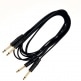 JUSTKEY2 CABLE AUDIO 2XJACK MONO 2M