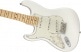 MEXICAN PLAYER STRATOCASTER LHED MN, POLAR WHITE