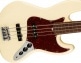 AMERICAN PROFESSIONAL II JAZZ BASS FRETLESS RW, OLYMPIC WHITE