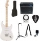 PACK COMPLET SONIC STRATOCASTER HT MN WHITE PICKGUARD ARCTIC WHITE