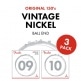 ORIGINAL 150 VINTAGE NICKEL 9-42 PACK DE 3