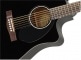 CD-60SCE DREADNOUGHT WLNT, BLACK