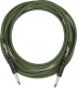 STRUMMER PRO 13' INSTRUMENT CABLE, DRAB GREEN