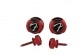 FENDER 'F' LOCKS, RED