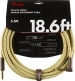 DELUXE INSTRUMENT CABLE, STRAIGHT/ANGLE, 18.6', TWEED