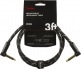 DELUXE INSTRUMENT CABLE ANGLE/ANGLE 3' BLACK TWEED