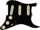 PRE-WIRED STRAT PICKGUARD, CUSTOM SHOP TEXAS SPECIAL SSS, BLACK 11 HOLE PG