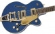 G5655TG ELECTROMATIC CENTER BLOCK JR. SINGLE-CUT WITH BIGSBY AND GOLD HARDWARE LRL, AZURE METALLIC