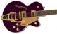 G5655TG ELECTROMATIC CENTER BLOCK JR. SINGLE-CUT WITH BIGSBY AND GOLD HARDWARE LRL AMETHYST