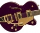 G5655TG ELECTROMATIC CENTER BLOCK JR. SINGLE-CUT BIGSBY AND GOLD HW LRL AMETHYST - REFURBISHED