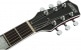 G5220LH ELECTROMATIC JET BT SINGLE-CUT WITH V-STOPTAIL, LHED, BLACK WLNT, DARK CHERRY METALLIC