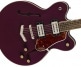 G2622 STREAMLINER CENTER BLOCK DOUBLE-CUT WITH V-STOPTAIL LRL BROAD'TRON BT-3S PICKUPS BURNT ORCHID