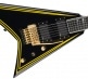 MJ SERIES RHOADS RR24MG EBO BLACK WITH YELLOW PINSTRIPES