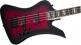 JS KELLY BIRD JS3Q, AMARANTH FINGERBOARD, TRANSPARENT RED BURST