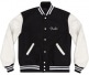 CUSTOM SHOP VARSITY JACKET, BLACK/WHITE, L