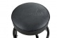 EMBOSSED BLACK LOGO BARSTOOL BLACK-BLACK 24