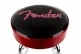 RED SPARKLE LOGO BARSTOOL BLACK RED SPARKLE-CHROME 30