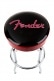 RED SPARKLE LOGO BARSTOOL BLACK RED SPARKLE-CHROME 30