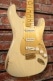 LTD '55 BONE TONE STRAT RELIC 2A FLAME MN AGED HONEY BLONDE WITH GOLD HARDWARE