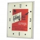 HORLOGE GIBSON VINTAGE LIGHTED WALL CLOCK - HANDMADE STRINGS SIGN