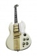 LES PAUL SG CUSTOM 1963 REISSUE 3-PICKUP W/ MAESTRO VOS CLASSIC WHITE CS HRC