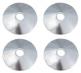 COUPELLES METAL POUR TILTER DE PIED DE CYMBALE (X 4) 