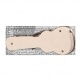 ETUIS GUITARE BOIS DELUXE GW UKULELE TENOR BEIGE