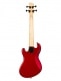 SOLID BODY U-BASS, 4 CORDES + HOUSSE - METALLIC RED