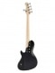 METROLINE, SINGLE CUT BASS 5, ASH - SATIN BLACK PEARL