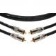 AUDIOLEAD BLACK 10M 2PCS. RCA - RCA GOLD CONTACT