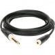 EXTENSION CABLE BLACK 3M JACK 3P - SOCKET 3P 