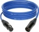 M1 MIC CABLE BLEU 3M XLR 3P. FEMELLE MALE NEUTRIK