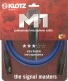 M1 MIC CABLE BLEU 3M XLR 3P. FEMELLE MALE NEUTRIK