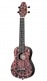 PACK UKULELE SOPRANO KEIKI ROUGE