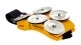 OSSFT FOOT TAMBOURINE CON STEEL JINGLES