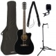 PACK CC-60SCE CONCERT WLNT BLACK + ACCESSORIES