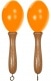 PAIR OF SMALL YELLOW MARACAS