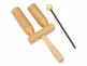 SMALL AGOGO BEECH 2 TONE WITH BEATER - 3+