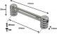 TL5D64 - TUBE LUG - 64MM - DOUBLE ENDED (X1)