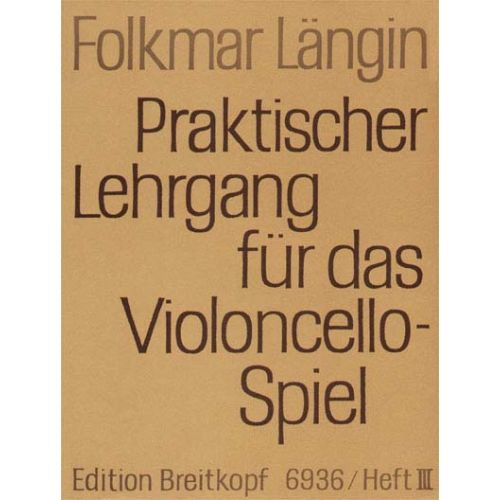  Langin Folkmar - Lehrgang Violoncellospiel 3 - Cello
