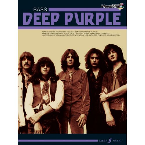 FABER MUSIC DEEP PURPLE - AUTHENTIC BASS PLAYALONG + CD - BASS