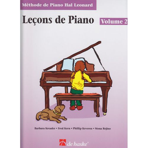 METHODE DE PIANO HAL LEONARD, LES LECONS DE PIANO VOL.2