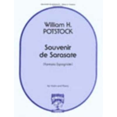  Potstock William H. - Souvenir De Sarasate - Violon and Piano
