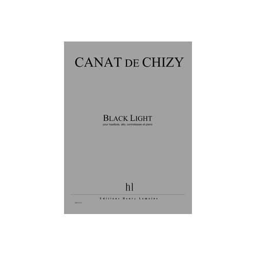  Canat De Chizy Edith - Black Light - Hautbois, Alto, Contrebasse Et Piano