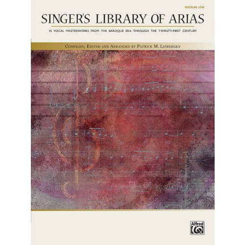  Singers Library Arias + Cd - Middle Voice