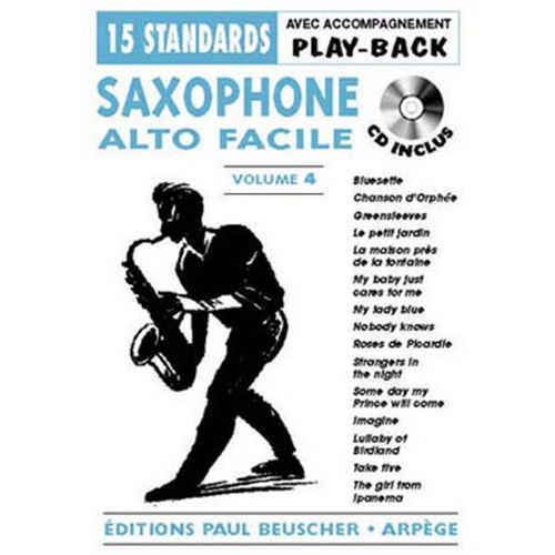 PAUL BEUSCHER PUBLICATIONS SAXOPHONE FACILE VOL.4 + CD