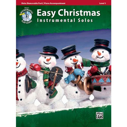  Easy Christmas Inst Solos Vla + Cd - Viola Solo